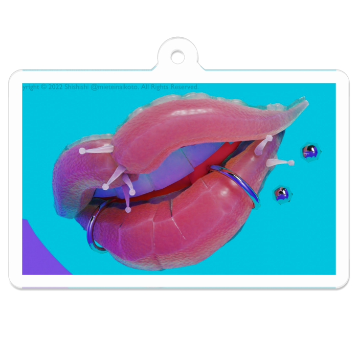 アクリルキーホルダー - 50 x 50 (mm)