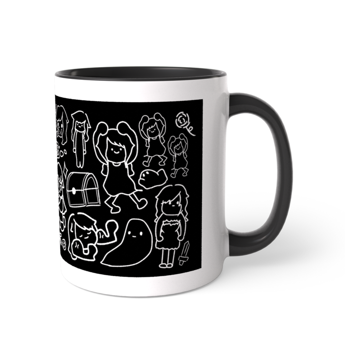 ツートンカラーマグカップ - 直径 8.2cm / 高さ 9.5cm