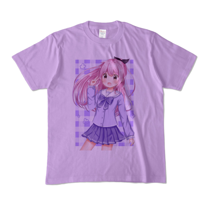 カラーTシャツ - M - ライトパープル (淡色)