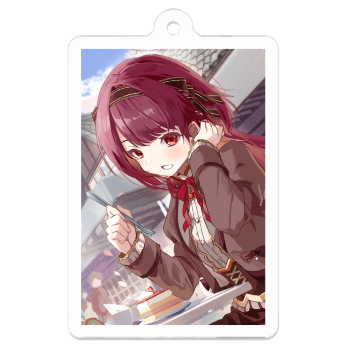 アクリルキーホルダー（コーティング） - 50 x 50 (mm)