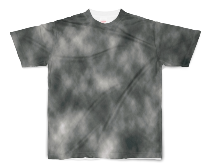 ムラ染風Tシャツ - S - ホワイト