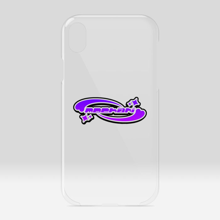 クリアiPhoneケース - iPhone XR(パープル)