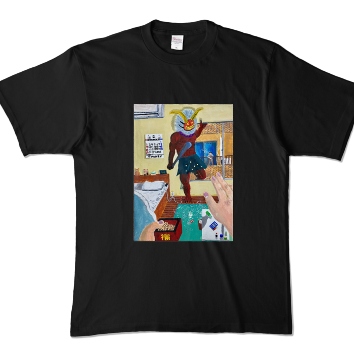 カラーTシャツ - XL - ブラック (濃色)