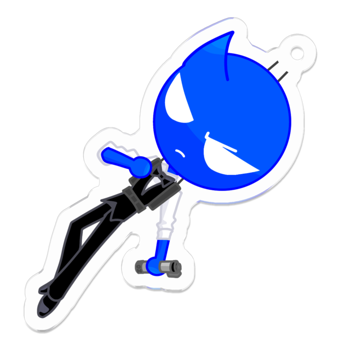 アクリルキーホルダー（コーティング） - 50 x 50 (mm)