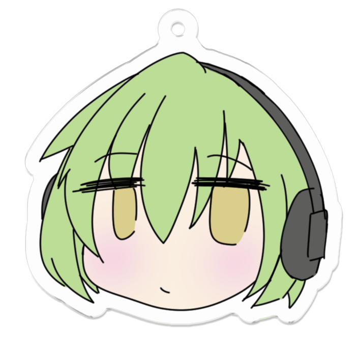 アクリルキーホルダー - 50 x 50 (mm)
