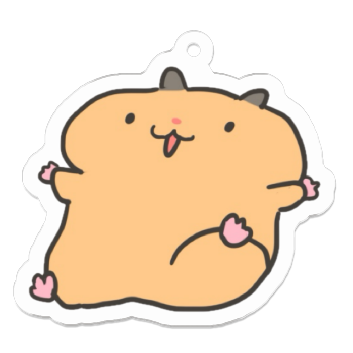 アクリルキーホルダー - 50 x 50 (mm)