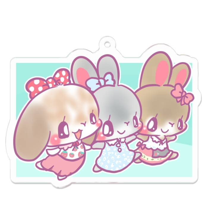 アクリルキーホルダー - 70 x 70 (mm)