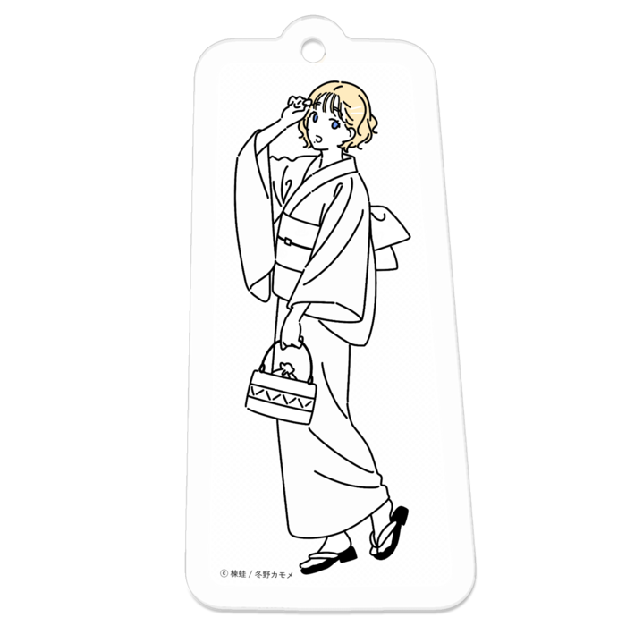 アクリルキーホルダー（コーティング） - 50 x 50 (mm)