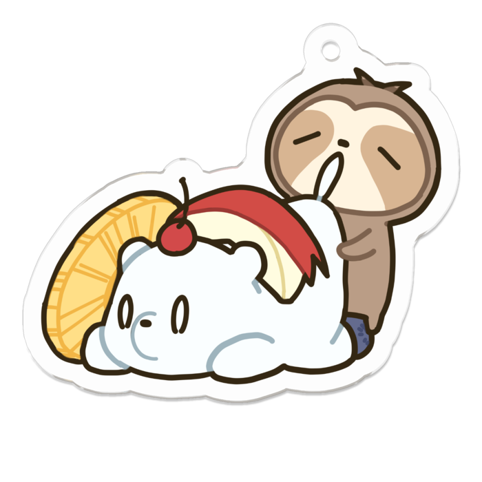 アクリルキーホルダー - 50 x 50 (mm)