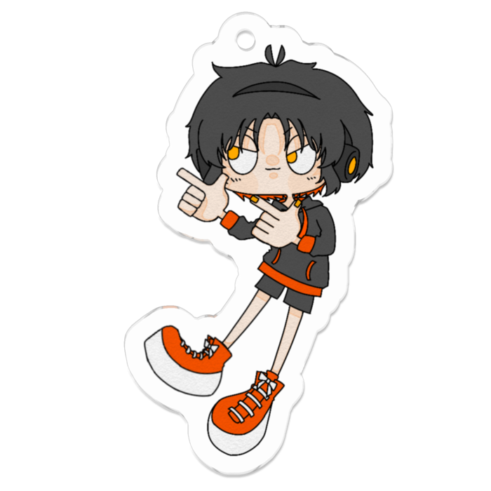 アクリルキーホルダー - 50 x 50 (mm)