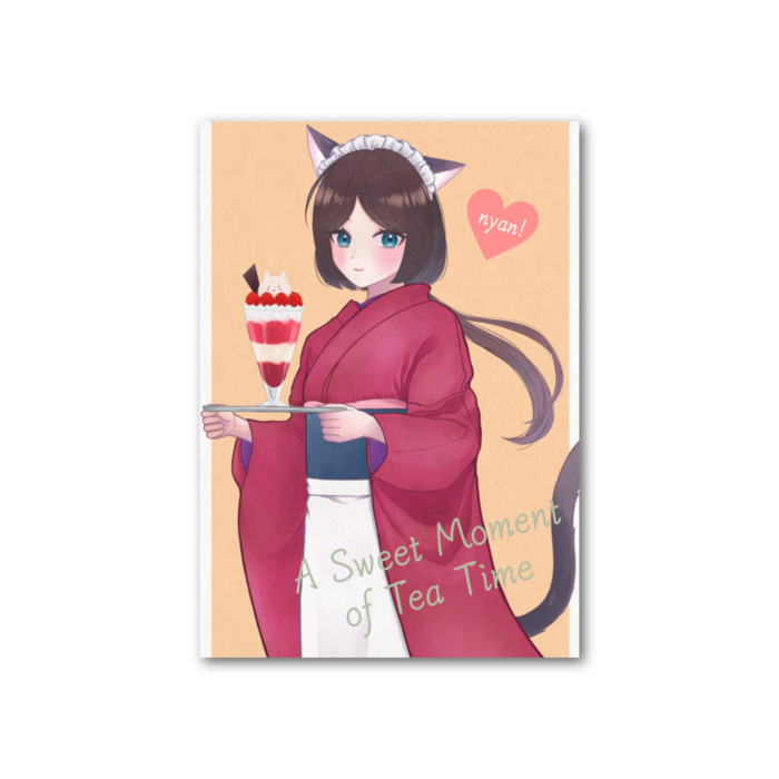 フォト風カード - 縦 - 片面