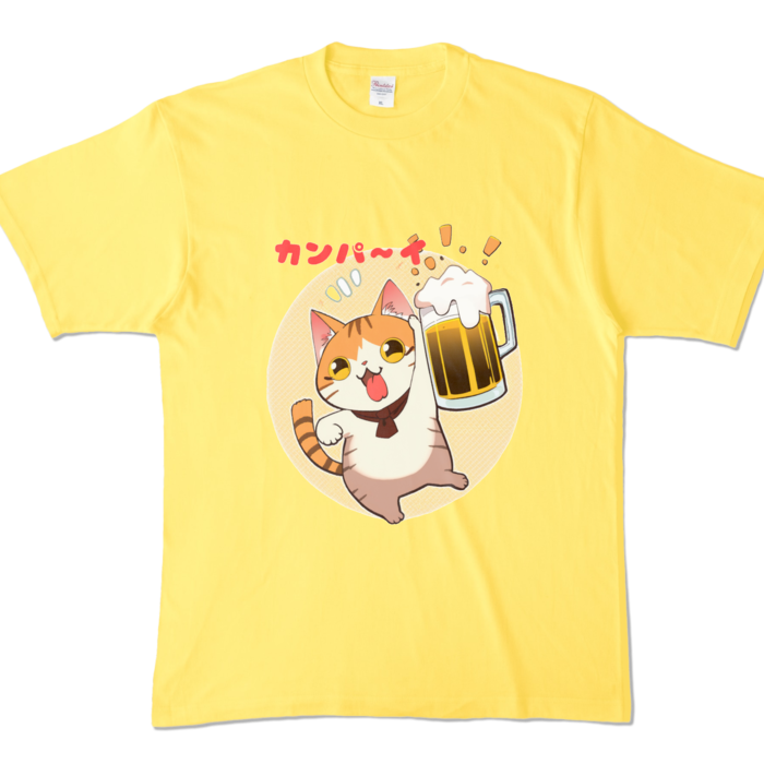 カラーTシャツ - XL - イエロー (濃色)