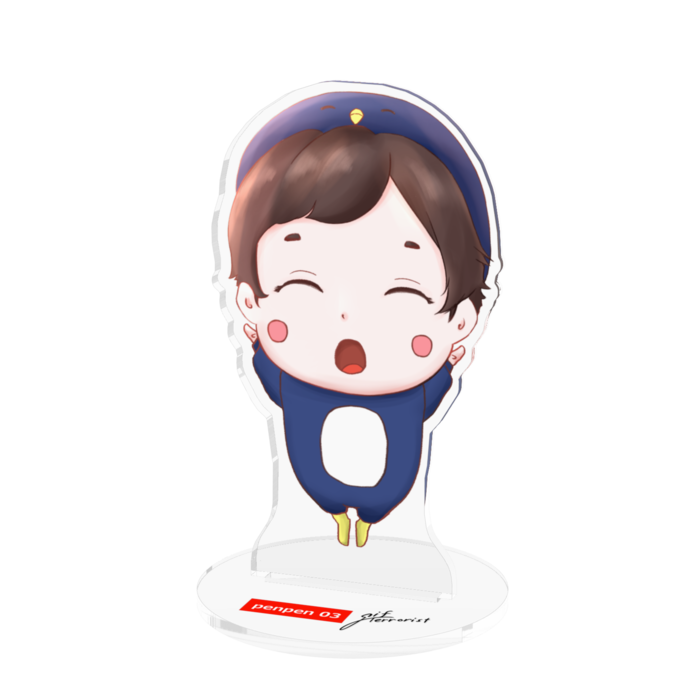 アクリルフィギュア『penpen03』 - 100x100mm