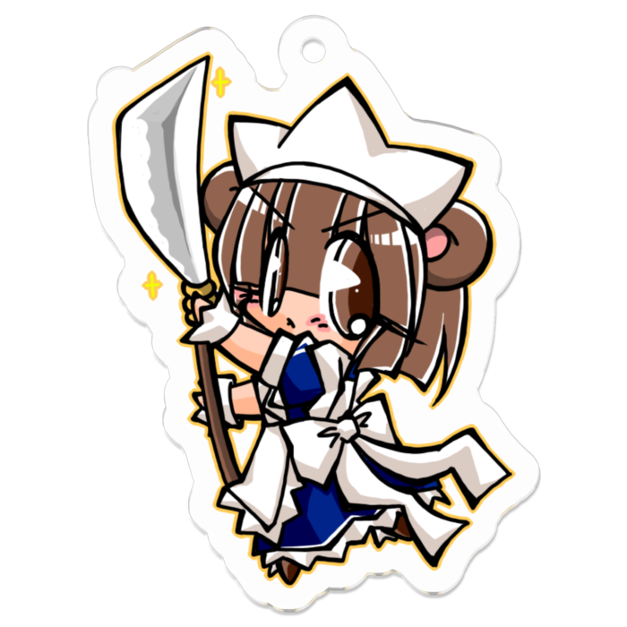 アクリルキーホルダー - 50 x 50 (mm)