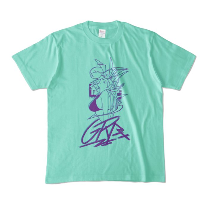 カラーTシャツ - M - アイスグリーン (淡色)