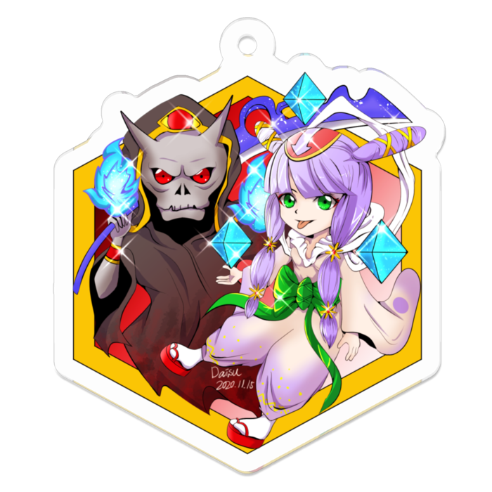アクリルキーホルダー - 50 x 50 (mm)