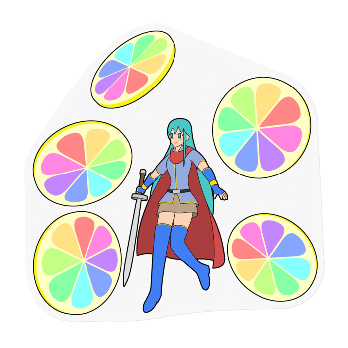 ステッカー - 100 x 100 (mm)