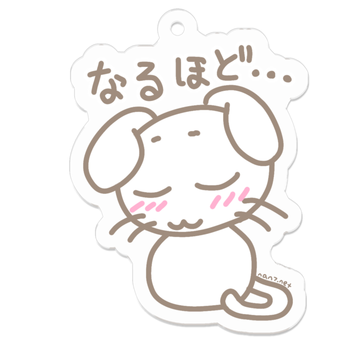 アクリルキーホルダー - 50 x 50 (mm)