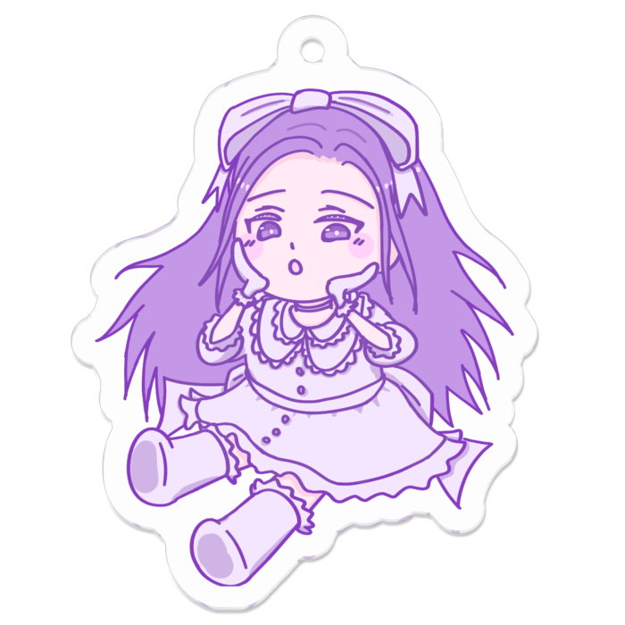 アクリルキーホルダー - 50 x 50 (mm)