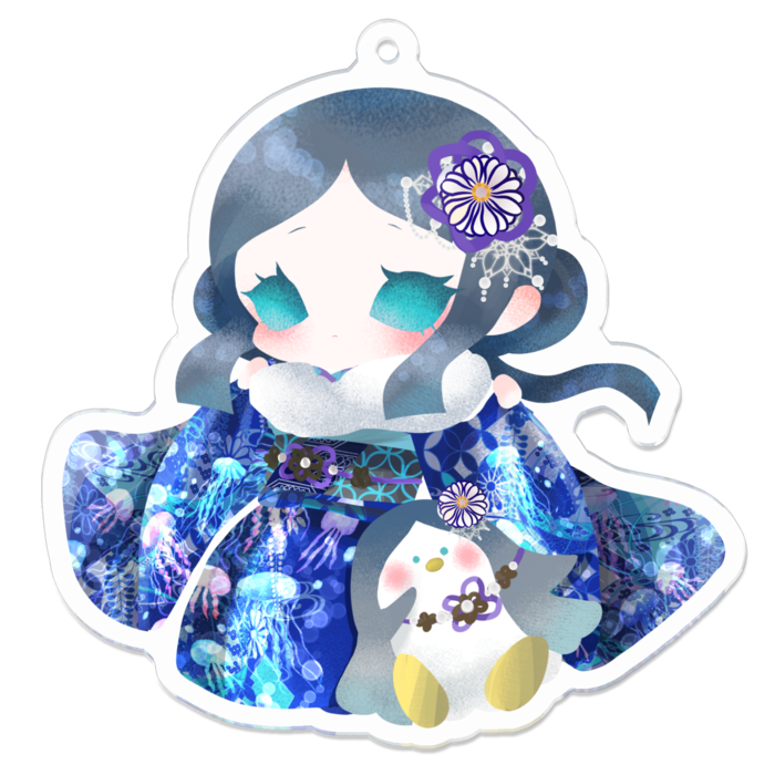 アクリルキーホルダー - 70 x 70 (mm)