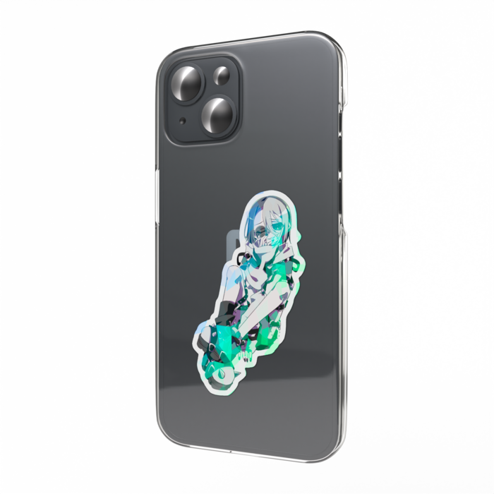 ホログラムスマホステッカー - 縦