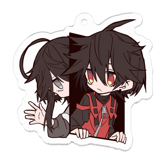 ラズ&楽子アクキー小(約5cm)