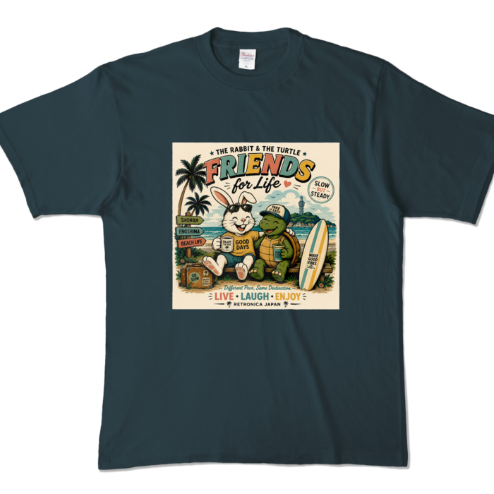 カラーTシャツ - XL - デニム (濃色)