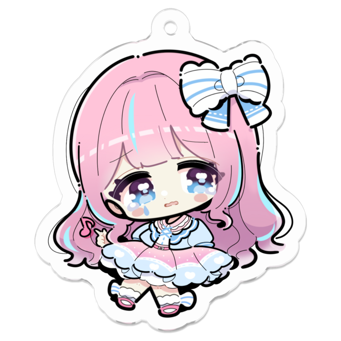 アクリルキーホルダー - 50 x 50 (mm)