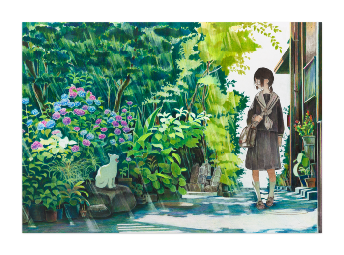 いつものみち ポスター 複製画ではありません Booth