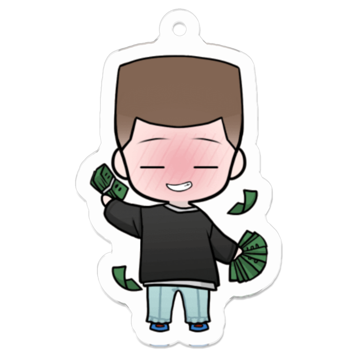 アクリルキーホルダー - 50 x 50 (mm)