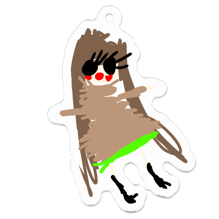 アクリルキーホルダー - 50 x 50 (mm)