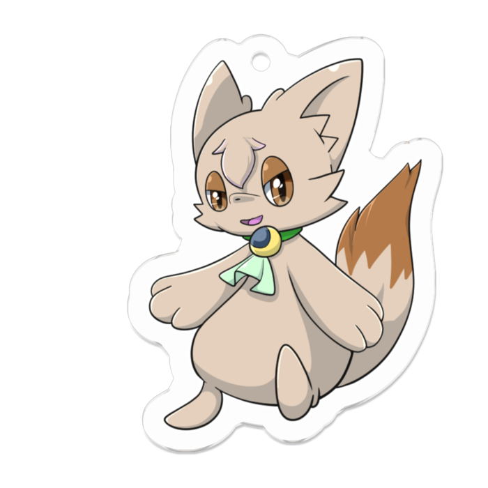 アクリルキーホルダー（コーティング） - 50 x 50 (mm)