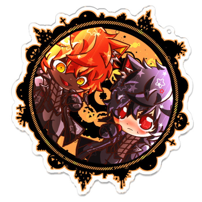 アクリルキーホルダー - 100 x 100 (mm)