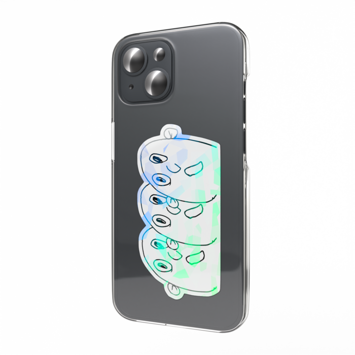 ホログラムスマホステッカー - 縦