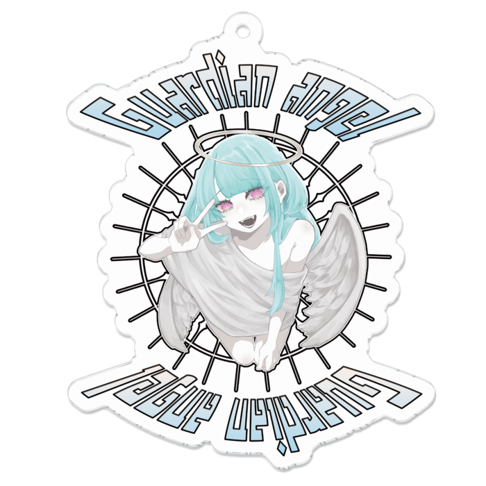 アクリルキーホルダー - 70 x 70 (mm)