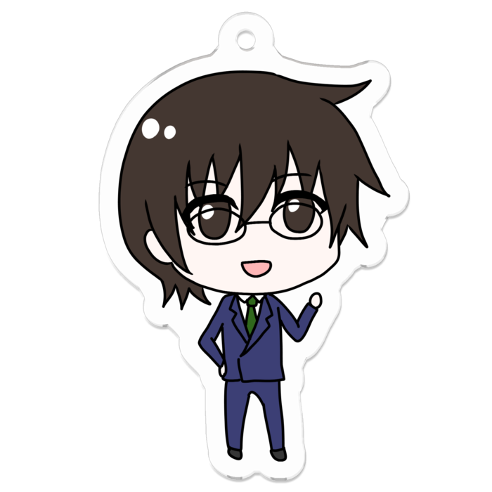 アクリルキーホルダー - 50 x 50 (mm)