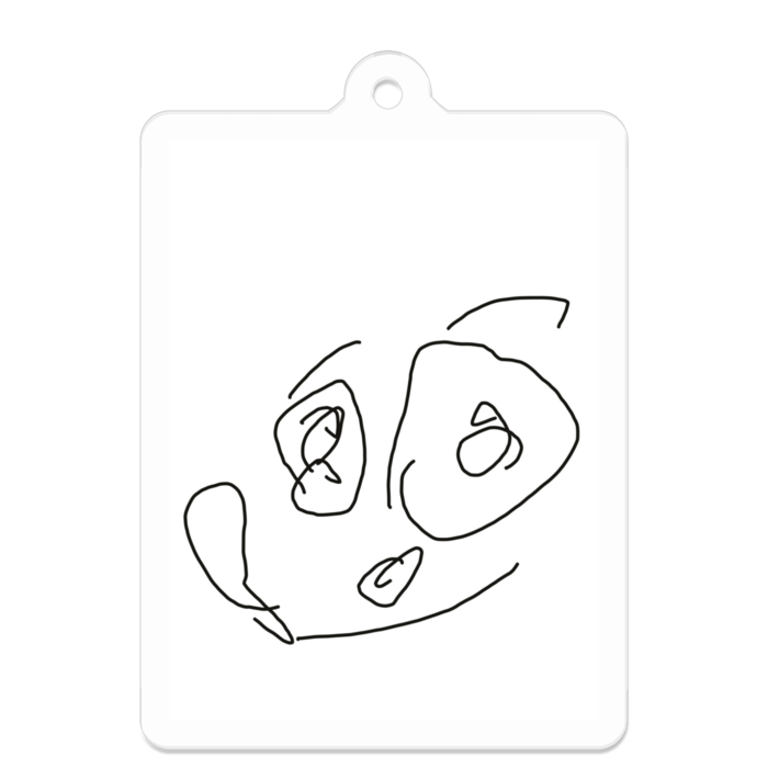 アクリルキーホルダー - 50 x 50 (mm)