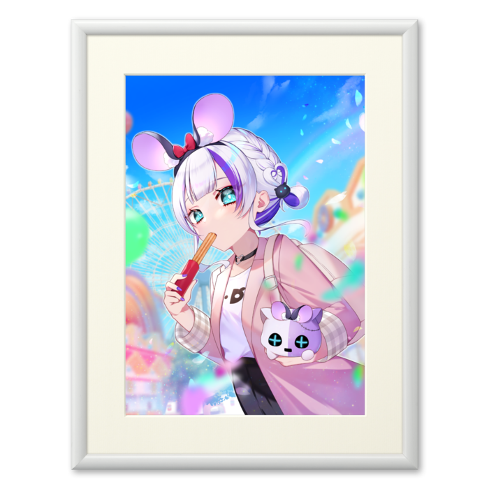 複製画(プリモアート) - A3髪型ハート編み込み