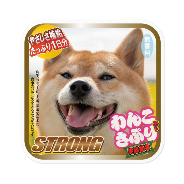 ステッカー - 100 x 100 (mm)