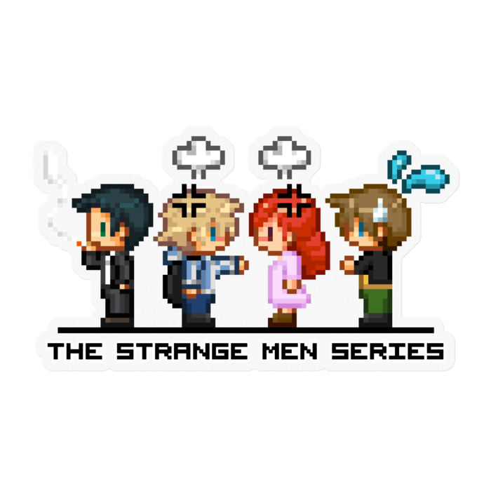 主人公たち(わちゃわちゃ) - 100 x 100 (mm)