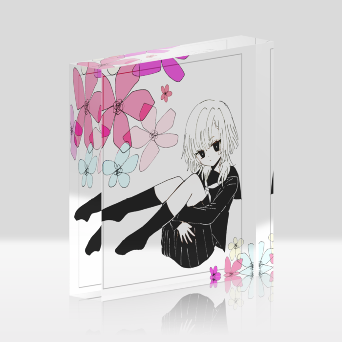 アクリルブロック - 100x100mm