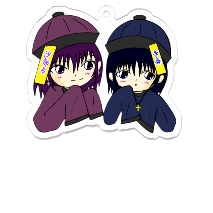 アクリルキーホルダー - 70 x 70 (mm)