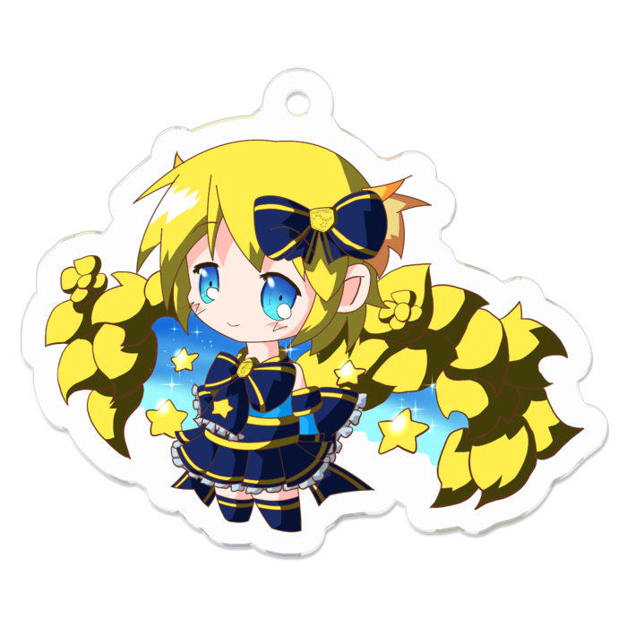 アクリルキーホルダー - 50 x 50 (mm)