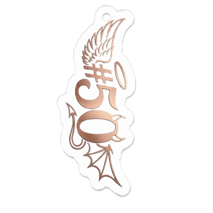 アクリルキーホルダー - 50 x 50 (mm)