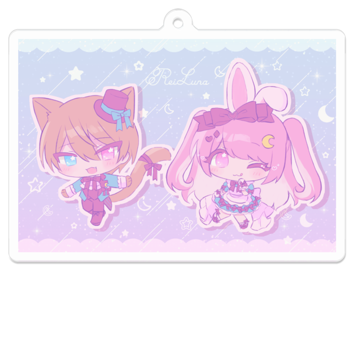 アクリルキーホルダー - 70 x 70 (mm)