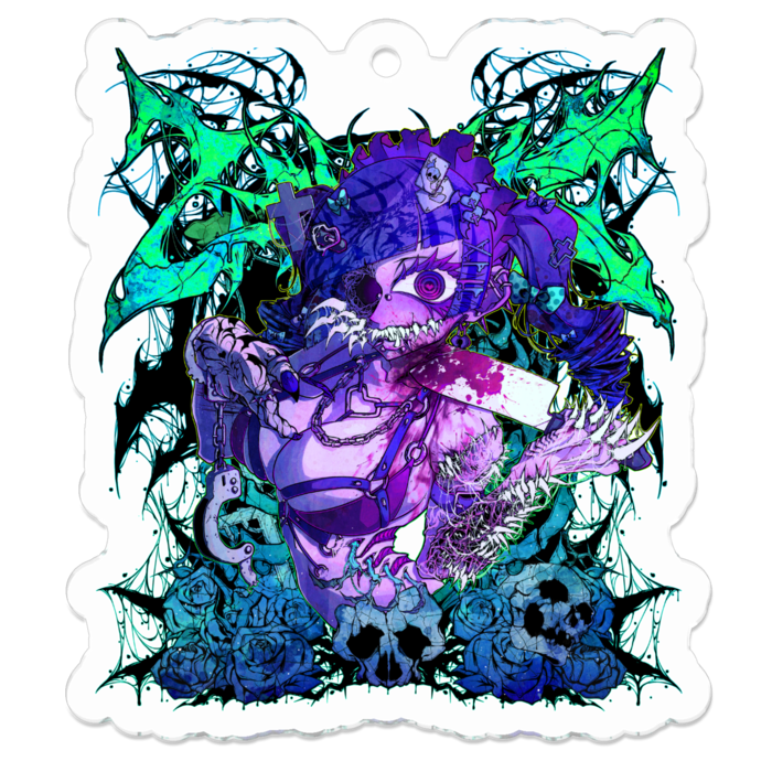 アクリルキーホルダー - 50 x 50 (mm)