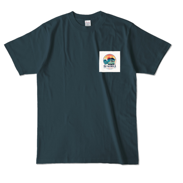 カラーTシャツ - L - デニム (濃色)
