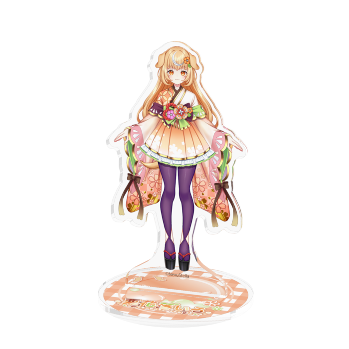 栗花落いろ アクリルフィギュア - 100x100mm