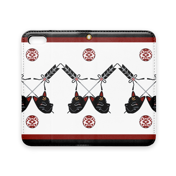 手帳型iPhoneケース（ベルトなし） - iPhone 5 / 5s / SE - ストラップ穴 あり