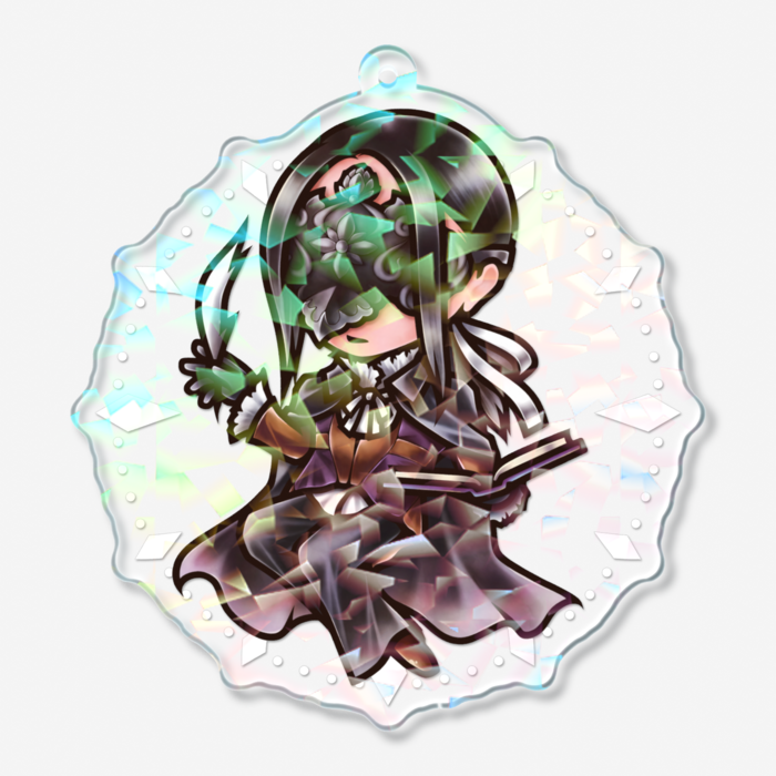 ホログラムアクリルキーホルダー - 70 × 70mm